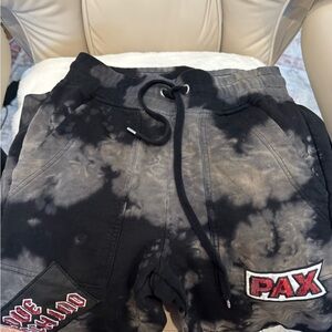 Love Moschino Black Tie-Dye Pants